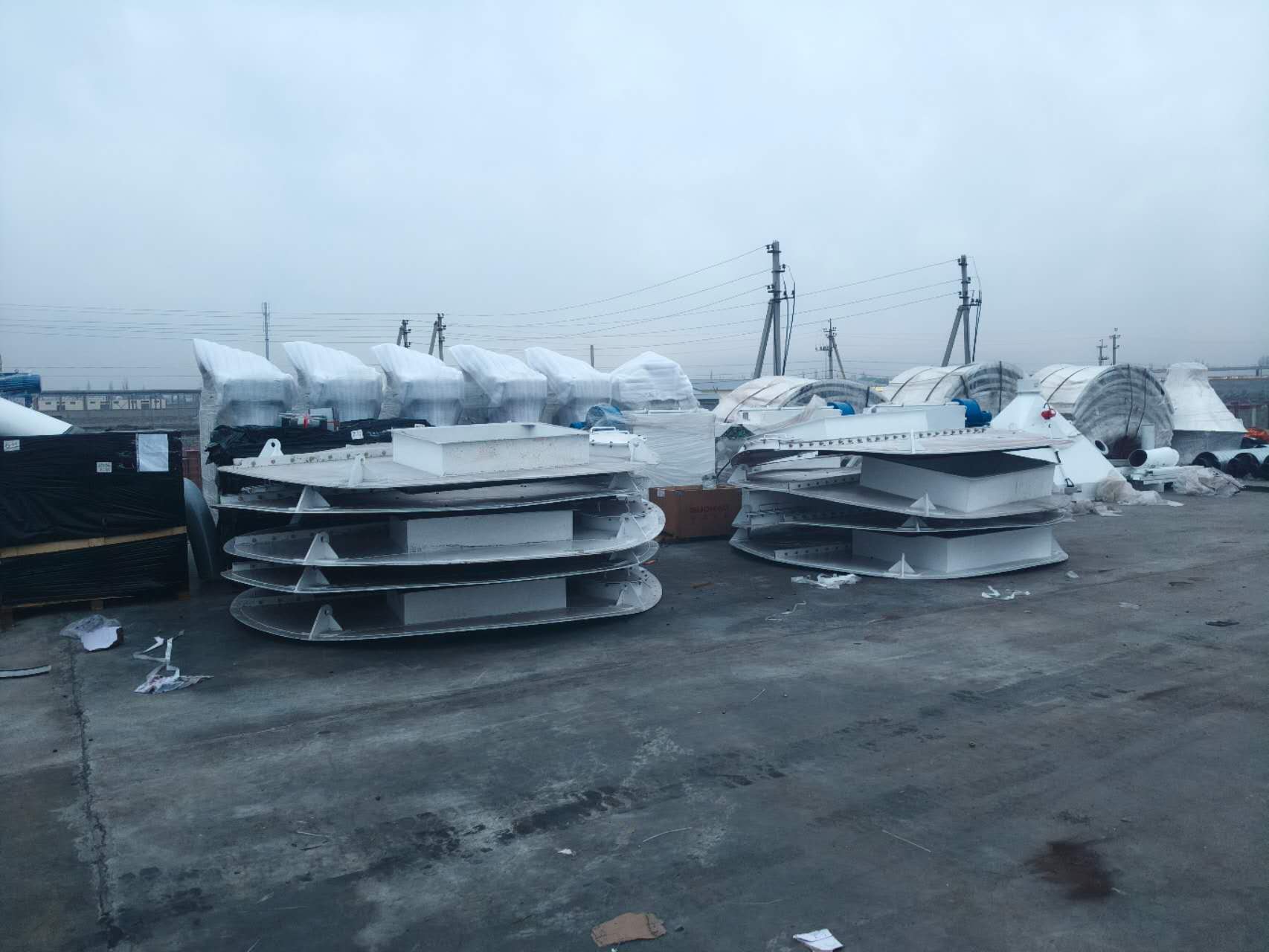 预拌砂浆装备装置现场